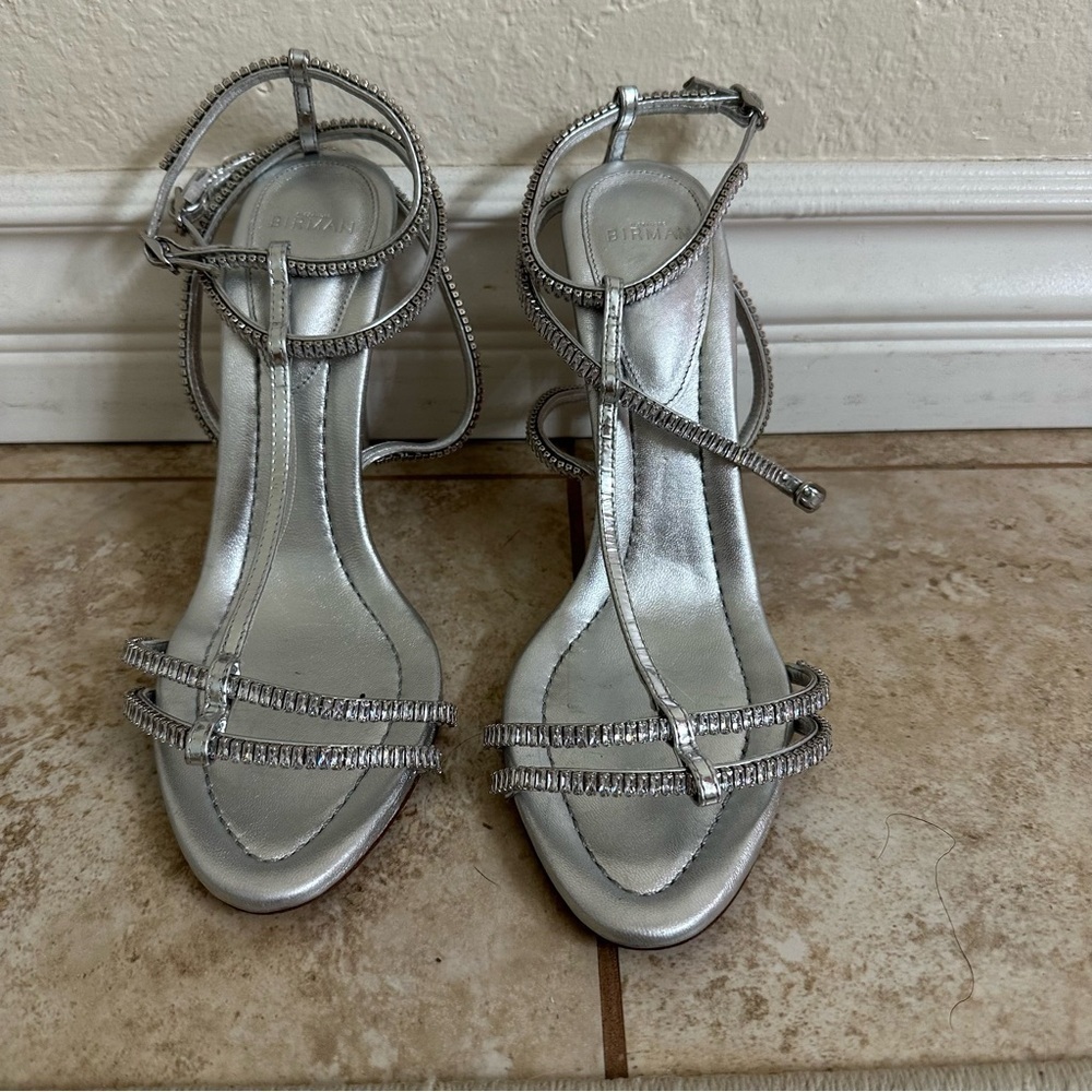 ALEXANDRE BIRMAN  Martina Crystal heels sandals 100 size 40 - Picture 5 of 10